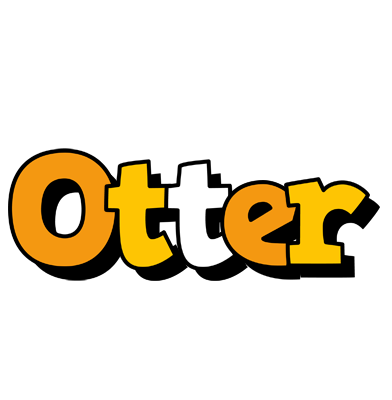 Otter cartoon logo
