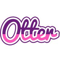 Otter cheerful logo