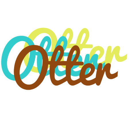 Otter cupcake logo