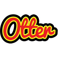 Otter fireman logo