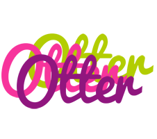 Otter flowers logo