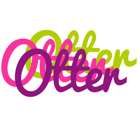 Otter flowers logo