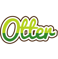 Otter golfing logo