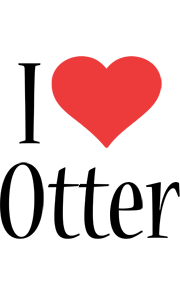 Otter i-love logo