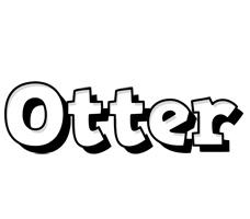 Otter snowing logo