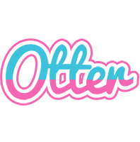Otter woman logo