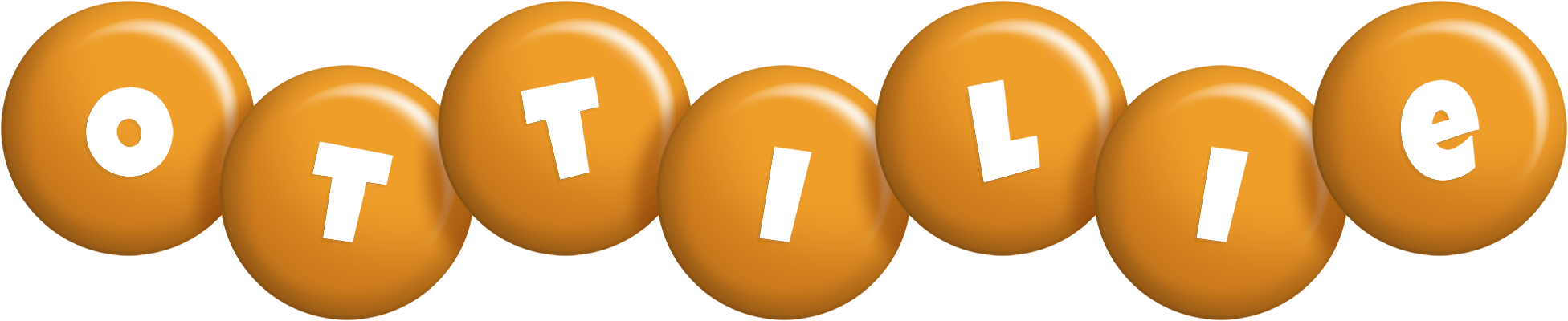 Ottilie candy-orange logo