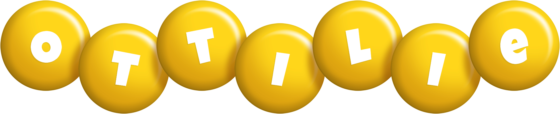 Ottilie candy-yellow logo