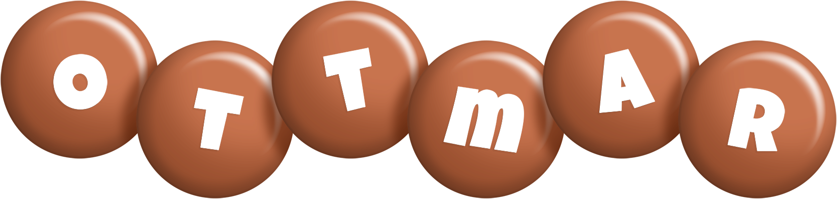 Ottmar candy-brown logo