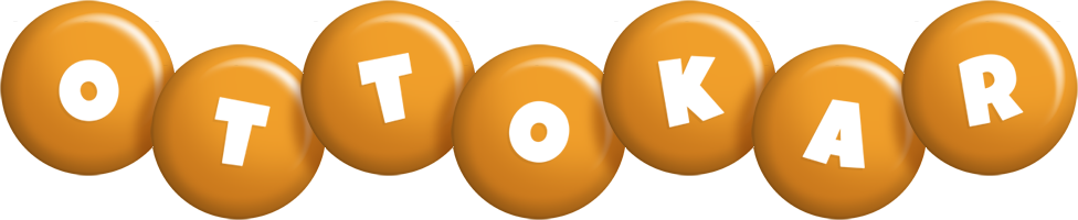 Ottokar candy-orange logo