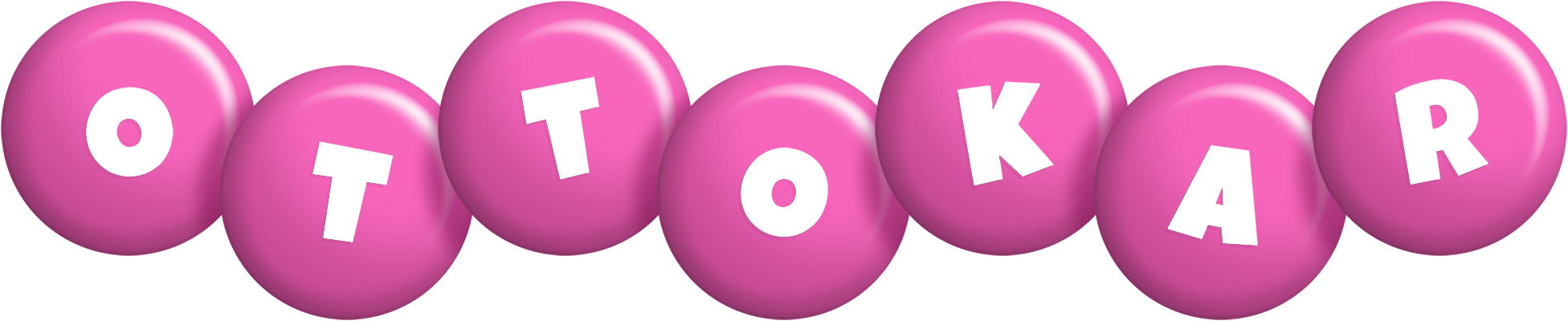 Ottokar candy-pink logo