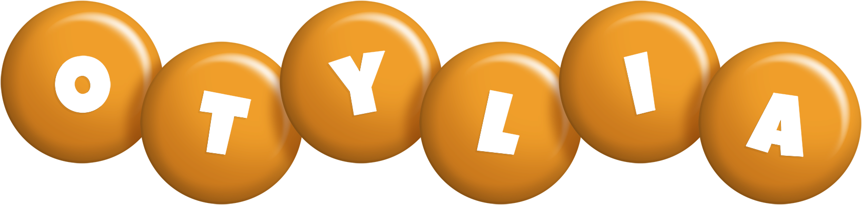 Otylia candy-orange logo