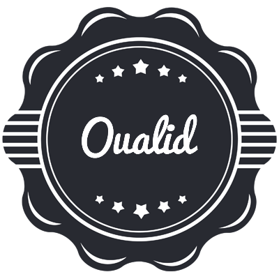 Oualid badge logo