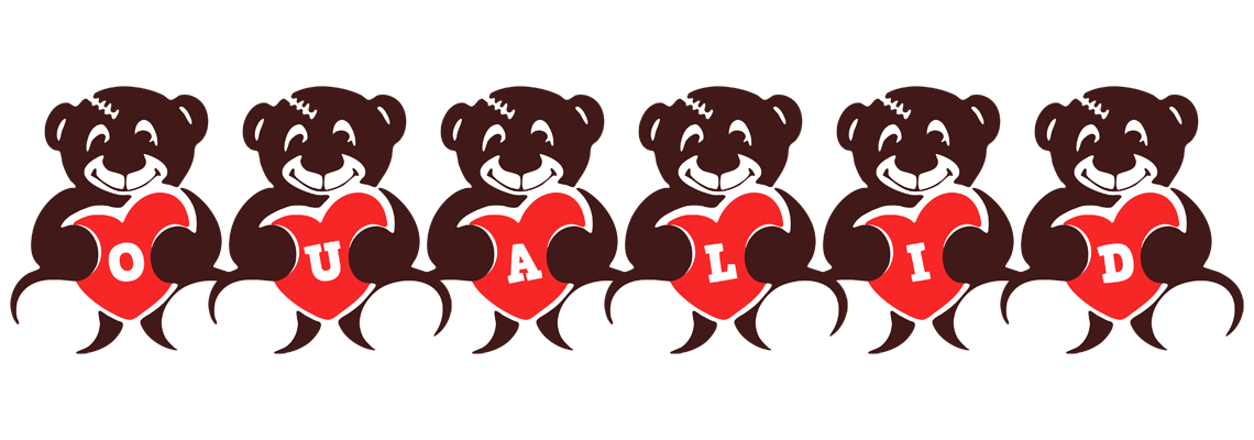 Oualid bear logo