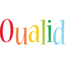 Oualid birthday logo