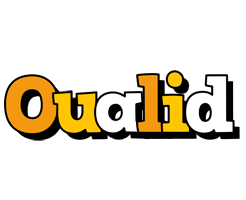 Oualid cartoon logo