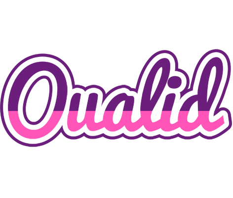 Oualid cheerful logo