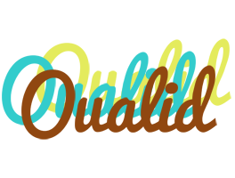 Oualid cupcake logo