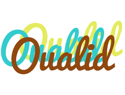 Oualid cupcake logo