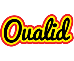 Oualid flaming logo