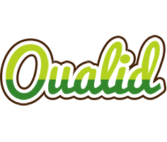 Oualid golfing logo