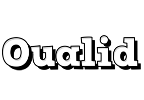 Oualid snowing logo