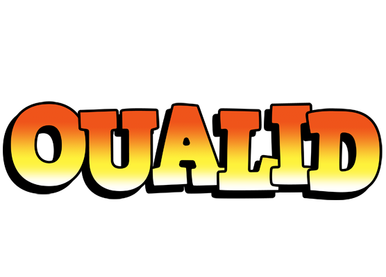 Oualid sunset logo
