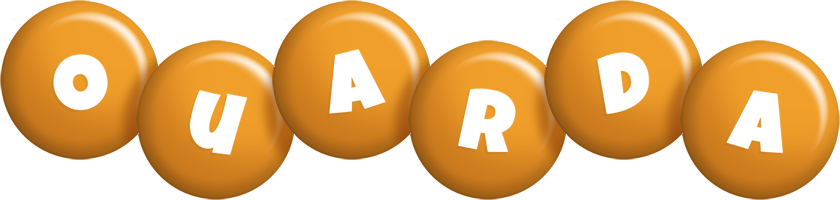 Ouarda candy-orange logo