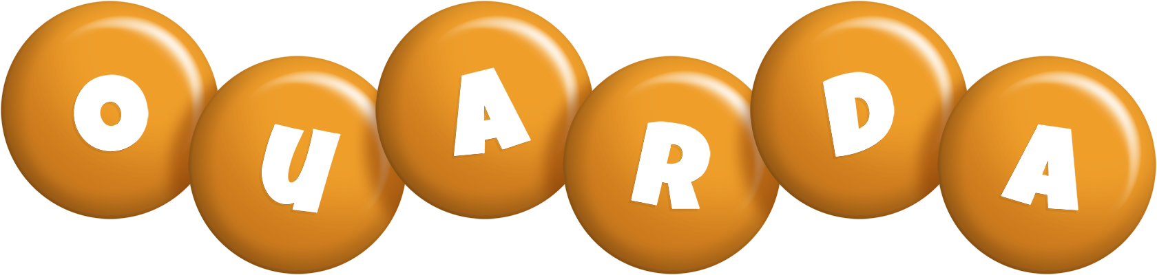 Ouarda candy-orange logo