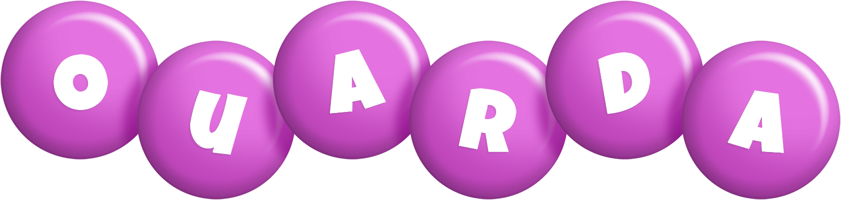 Ouarda candy-purple logo