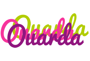Ouarda flowers logo