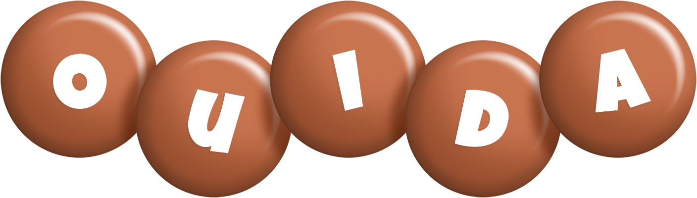 Ouida candy-brown logo