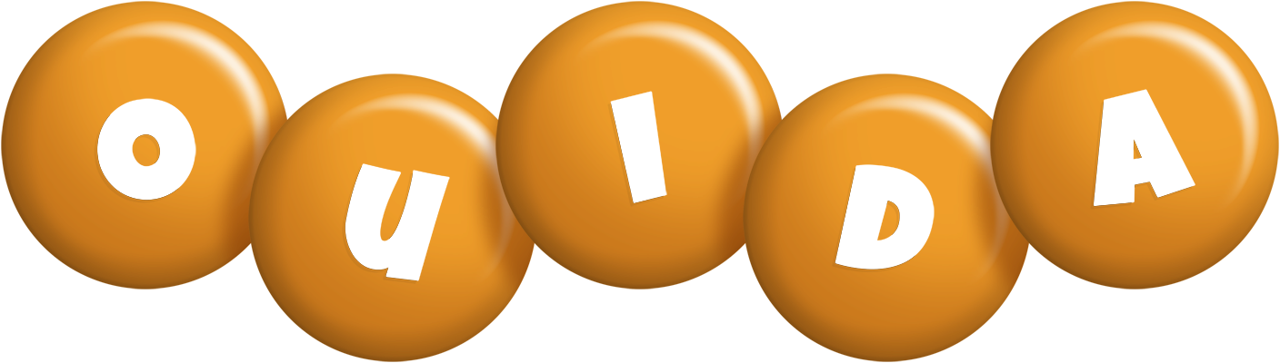 Ouida candy-orange logo