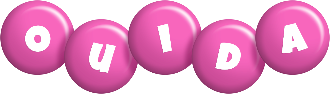Ouida candy-pink logo