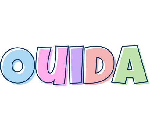 Ouida pastel logo