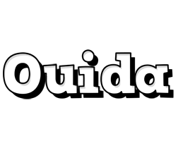 Ouida snowing logo