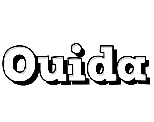 Ouida snowing logo