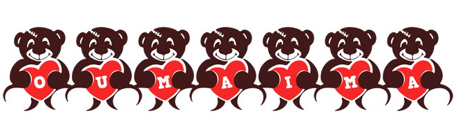 Oumaima bear logo