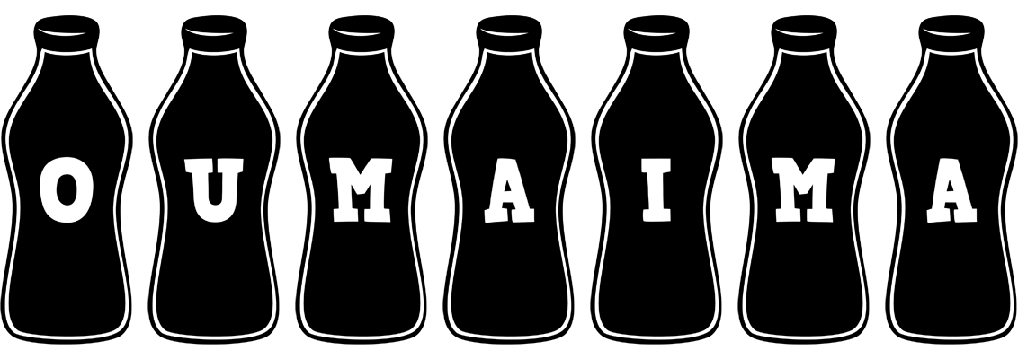 Oumaima bottle logo