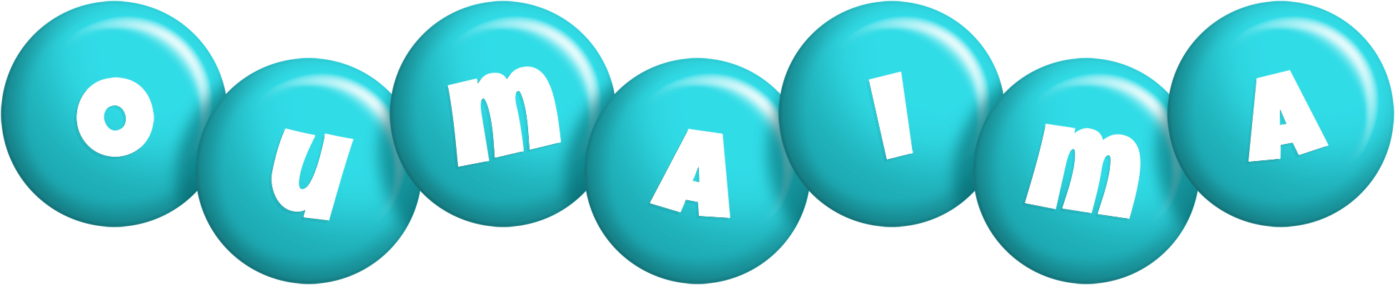 Oumaima candy-azur logo