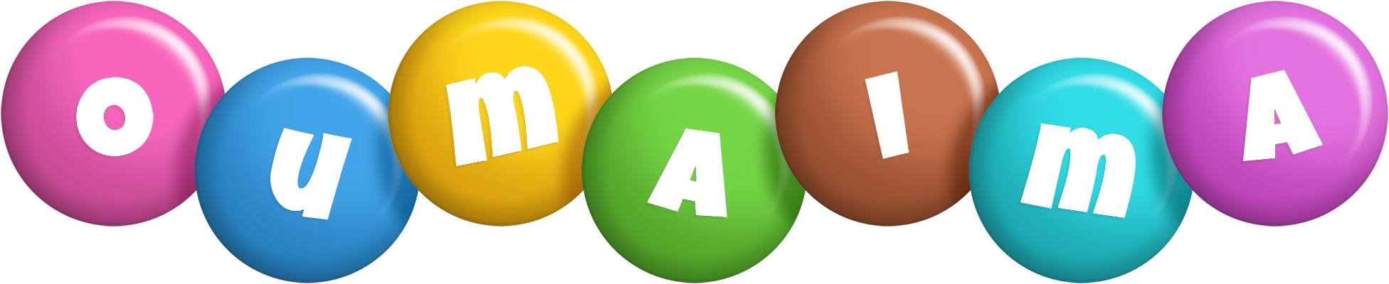 Oumaima candy logo