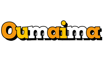 Oumaima cartoon logo