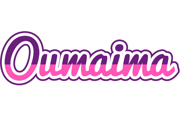 Oumaima cheerful logo