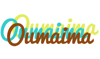 Oumaima cupcake logo