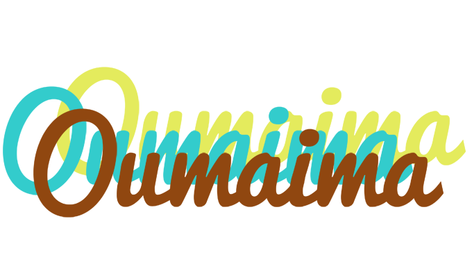 Oumaima cupcake logo