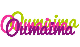 Oumaima flowers logo