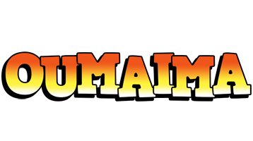 Oumaima sunset logo