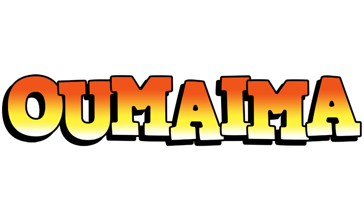 Oumaima sunset logo