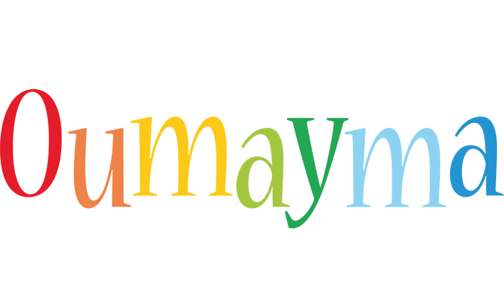 Oumayma birthday logo