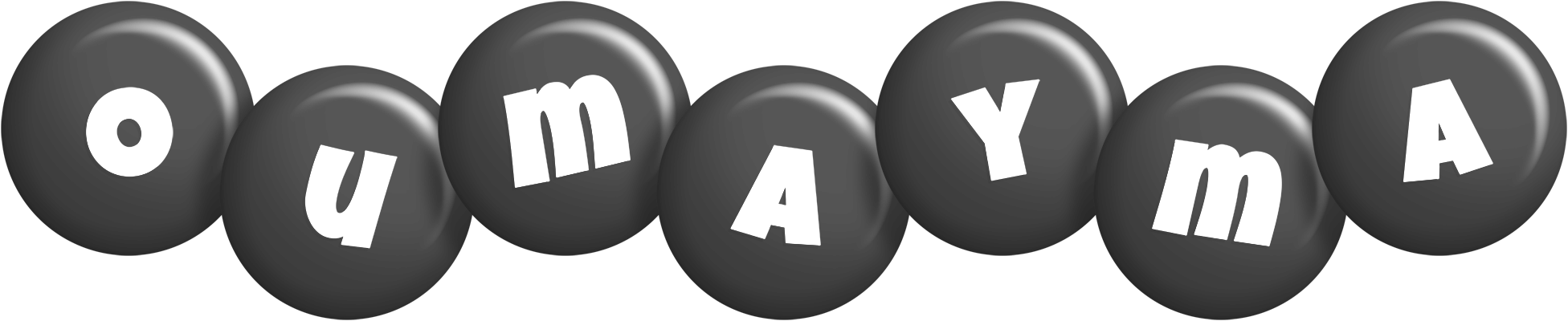 Oumayma candy-black logo